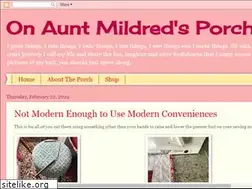 Sites similar to onauntmildredsporch.com