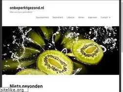 Sites similar to onbeperktgezond.nl