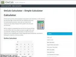 Sites similar to oncalc.com