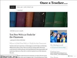 Sites similar to onceateacher.wordpress.com