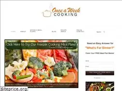Sites similar to onceaweekcooking.com