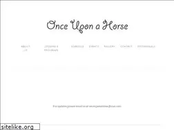 Sites similar to onceuponahorse.com