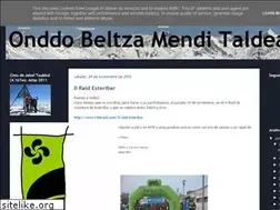 Sites similar to onddobeltzamenditaldea.blogspot.com