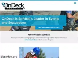 Sites similar to ondecksoftball.net