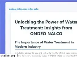 Sites similar to ondeo-nalco.com