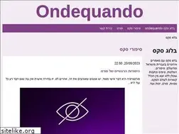 Sites similar to ondequando.com