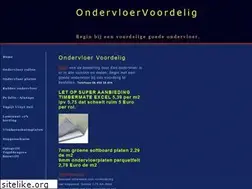 Sites similar to ondervloervoordelig.nl