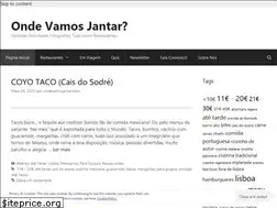 Sites similar to ondevamosjantar.com