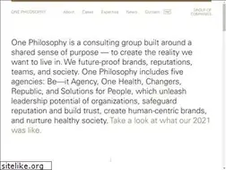 Sites similar to one-philosophy.com