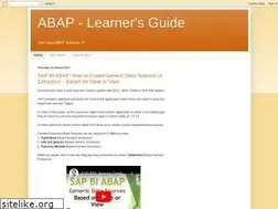 Sites similar to oneabap.blogspot.com