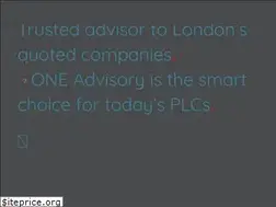 Sites similar to oneadvisory.london