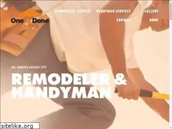 Sites similar to oneanddonehandyman.com
