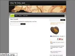 Sites similar to oneandonlyjem.wordpress.com