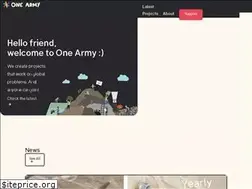 Sites similar to onearmy.earth