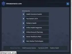 Sites similar to oneascension.com