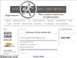 Sites similar to onebagger.squarespace.com