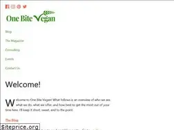 Sites similar to onebitevegan.com