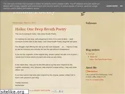 Sites similar to onebreathpoetry.blogspot.com