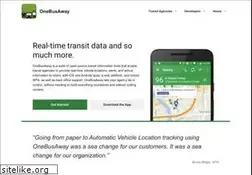 Sites similar to onebusaway.org