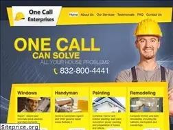 Sites similar to onecallhomehandyman.com