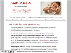 Sites similar to onechildinternational.net