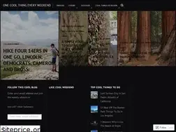 Sites similar to onecoolthingeveryweekend.com