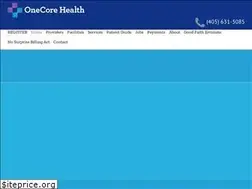 Sites similar to onecorehealth.com