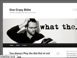 Sites similar to onecrazybible.com