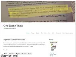 Sites similar to onedamnthing.org.uk