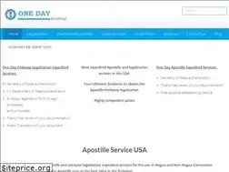 Sites similar to onedayapostille.com