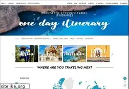 Sites similar to onedayitinerary.com