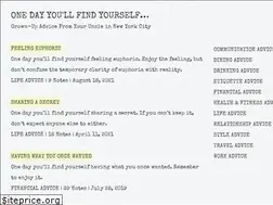 Sites similar to onedayyoullfindyourself.com