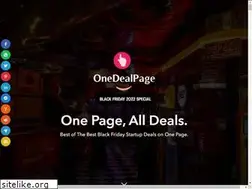Sites similar to onedealpage.com