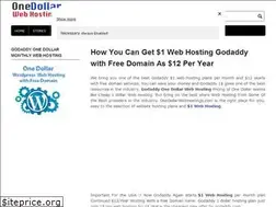 Sites similar to onedollarwebhostings.com
