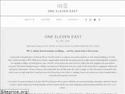 Sites similar to oneeleveneast.com