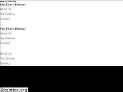 Sites similar to oneelevenpartners.com