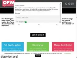 Sites similar to onefairwage.com