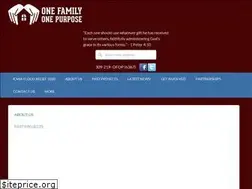 Sites similar to onefamilyonepurpose.org