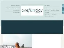 Sites similar to onefinedaybridalandgown.com