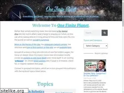 Sites similar to onefiniteplanet.org
