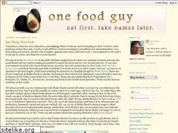 Sites similar to onefoodguy.blogspot.com