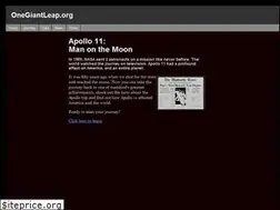 Sites similar to onegiantleap.org