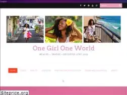Sites similar to onegirl-oneworld.com