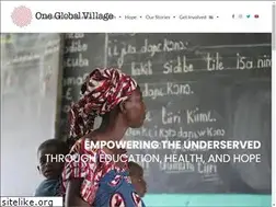 Sites similar to oneglobalvillage.org