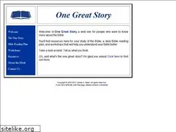 Sites similar to onegreatstory.com