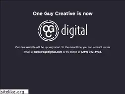 Sites similar to oneguycreative.com