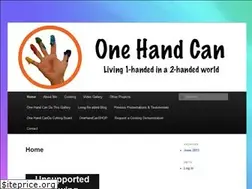 Sites similar to onehandcan.com