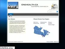 Sites similar to onehealth.ca