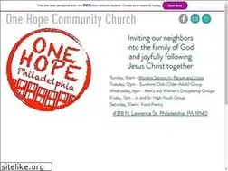 Sites similar to onehopephilly.org