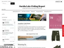 Sites similar to oneidalakefishingreport.com